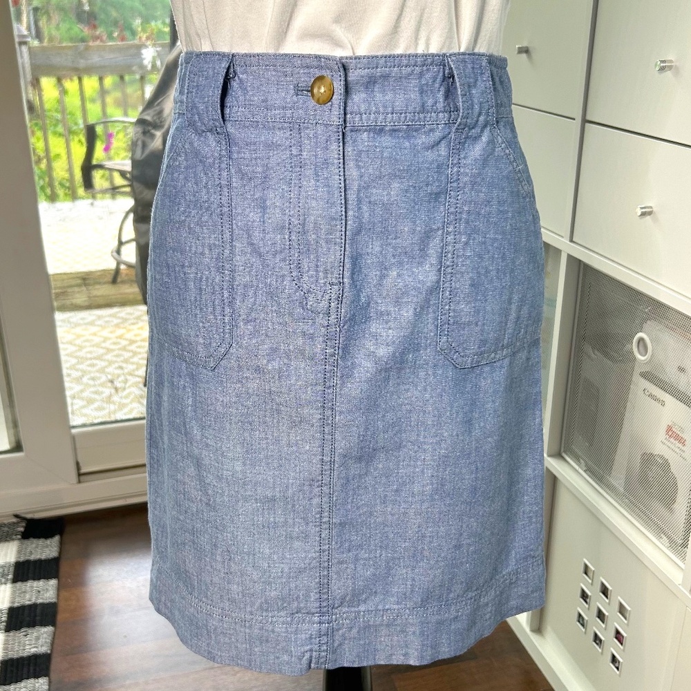 Talbots Chambray Skirt - 2P